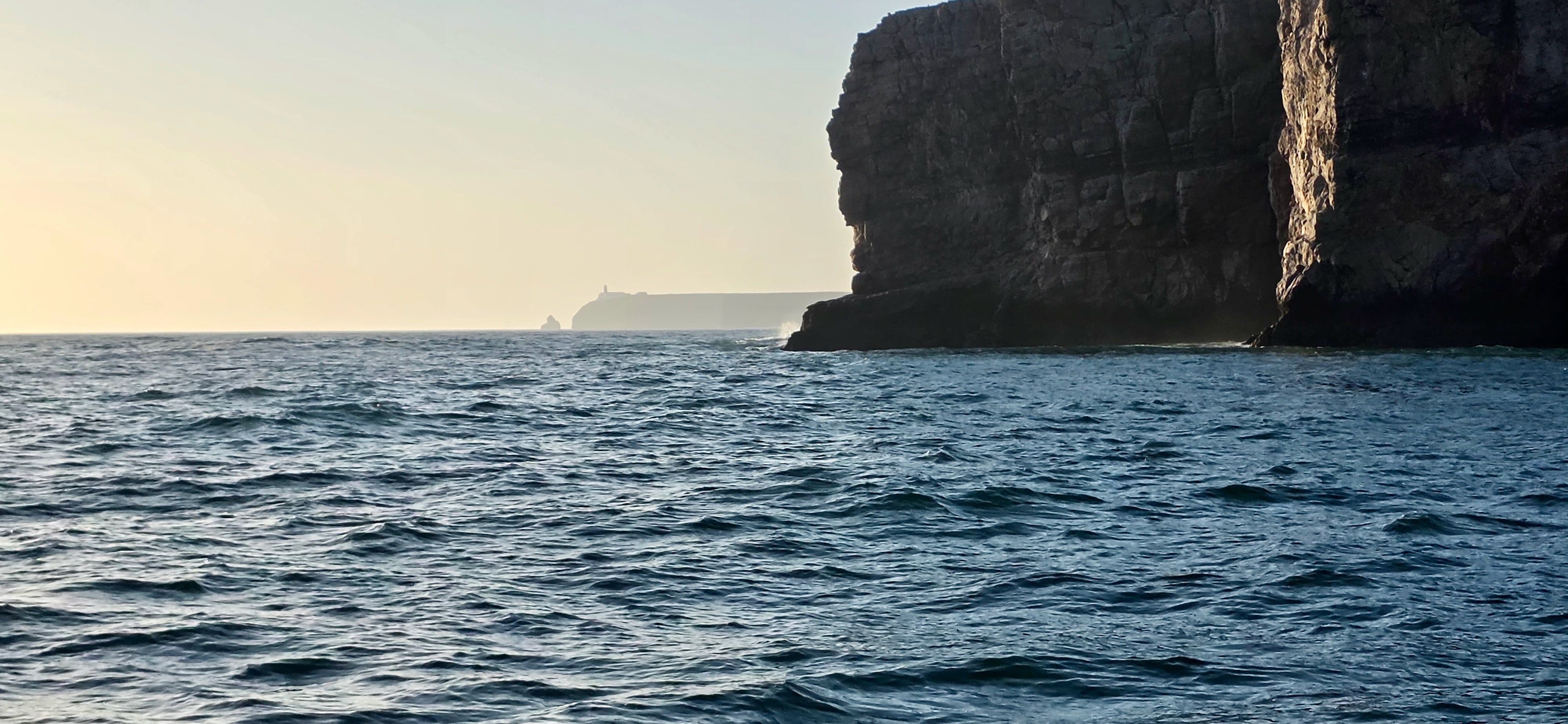 Blick von Sagres aus nach Sao Vicente
